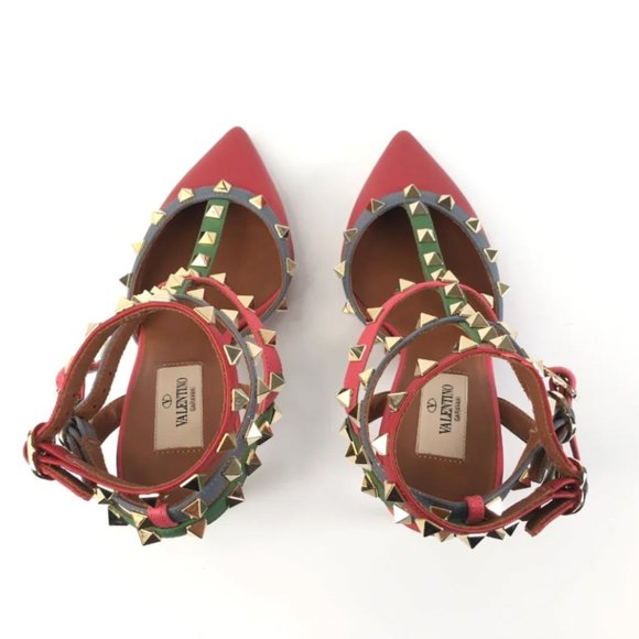 Valentino Rockstud Kitten Heels Sz 36 - Picture 6 of 8